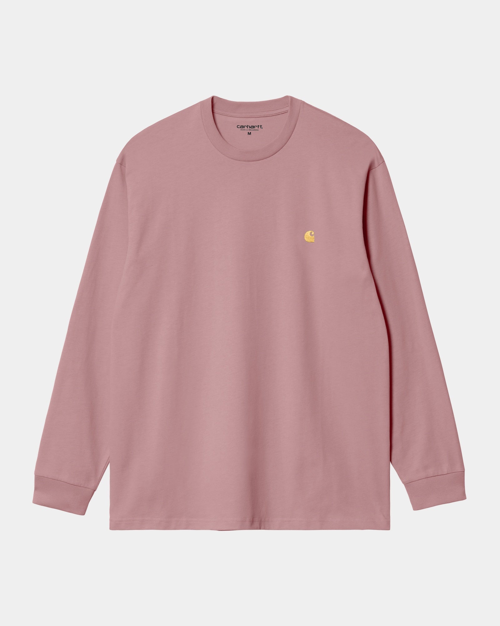 칼하트WIP Carhartt Chase Long Sleeve T-Shirt,Glassy Pink