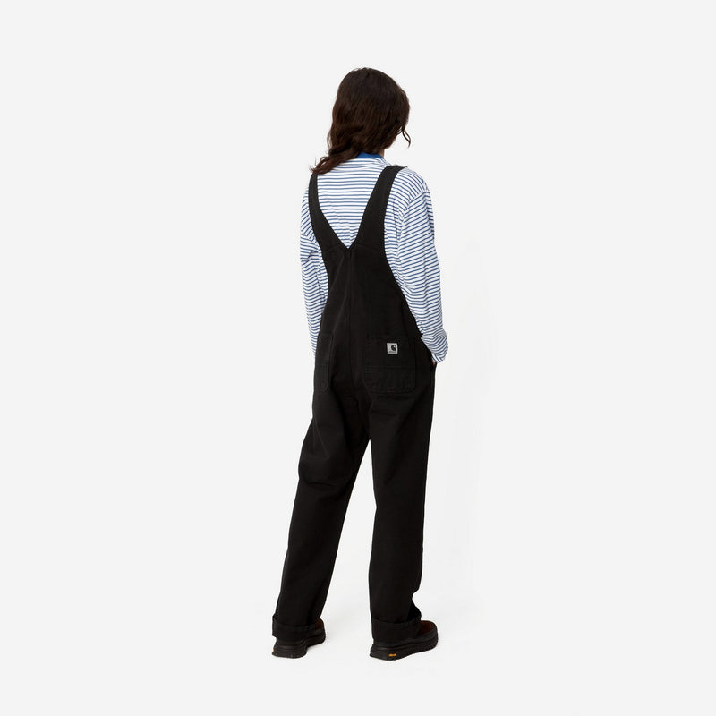 Women's Bib Overall Straight - Drill | Black