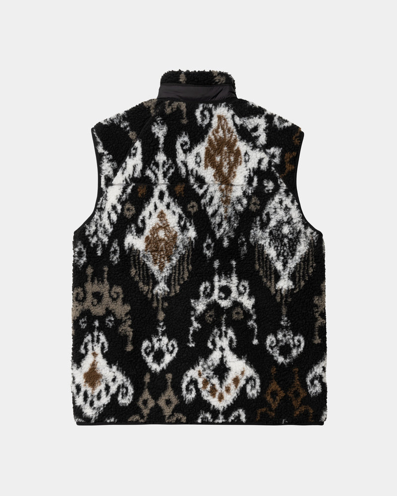 Carhartt WIP Prentis Vest Liner | Black / Black Baru Jacquard