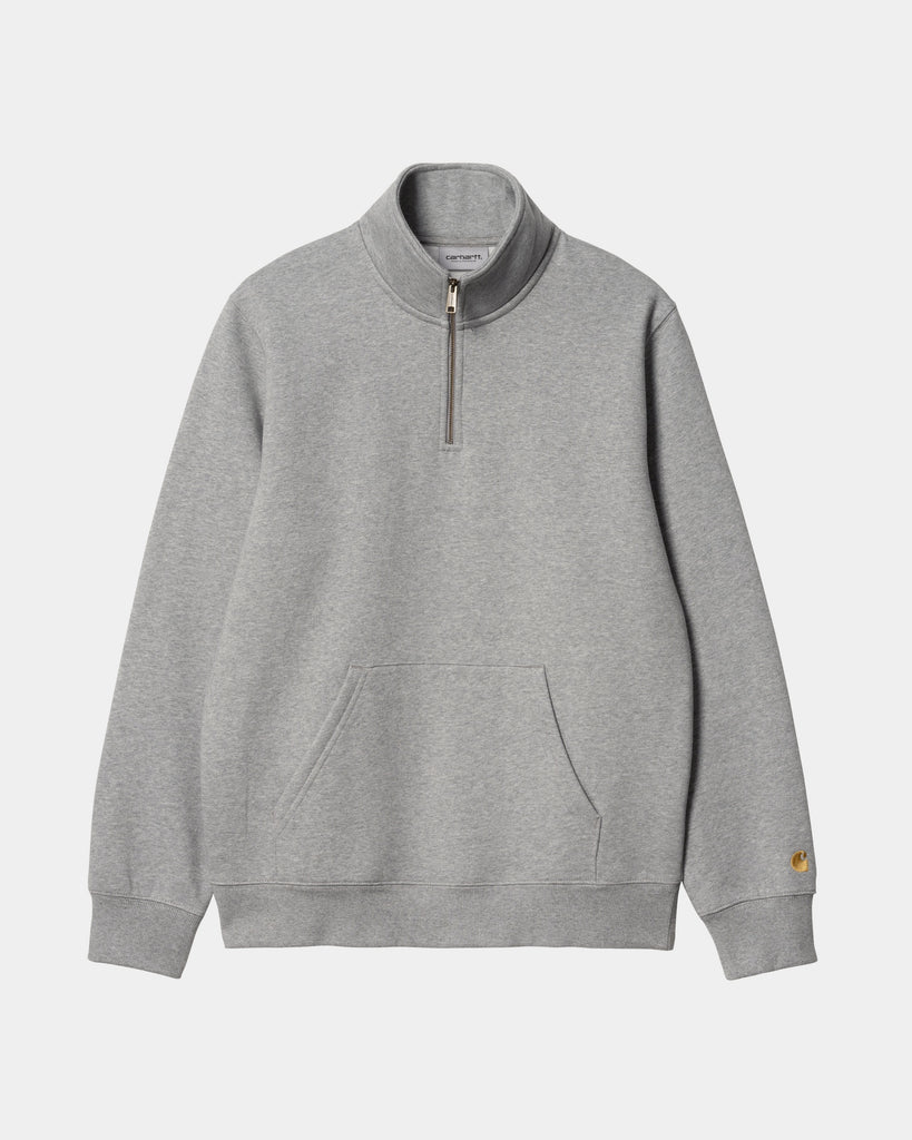 Carhartt WIP Chase Neck Zip Sweatshirt | Grey Heather – Page Chase Neck ...