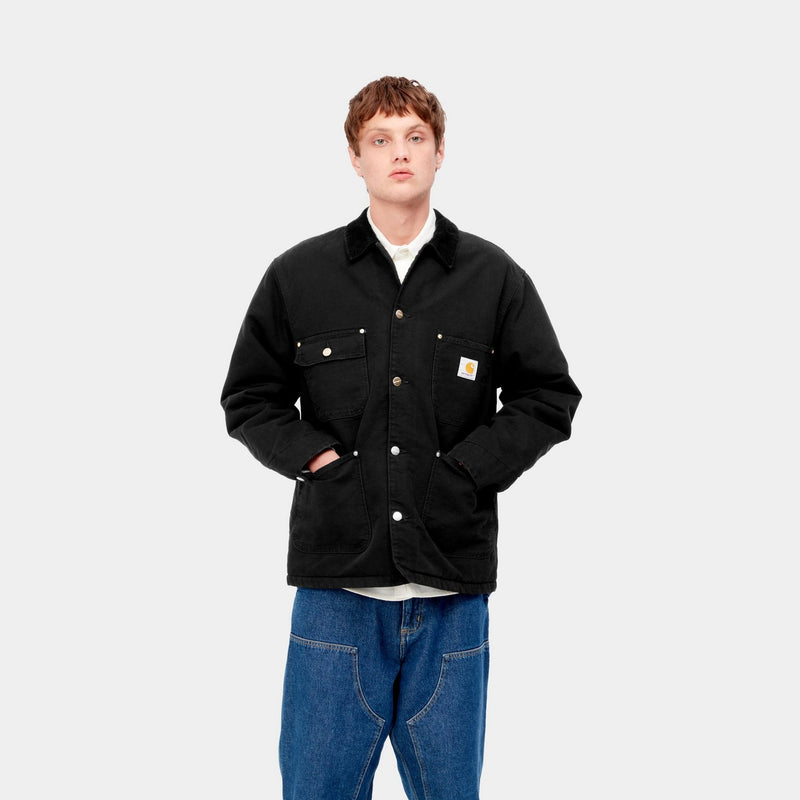 Carhartt WIP CHORE COAT - Black-