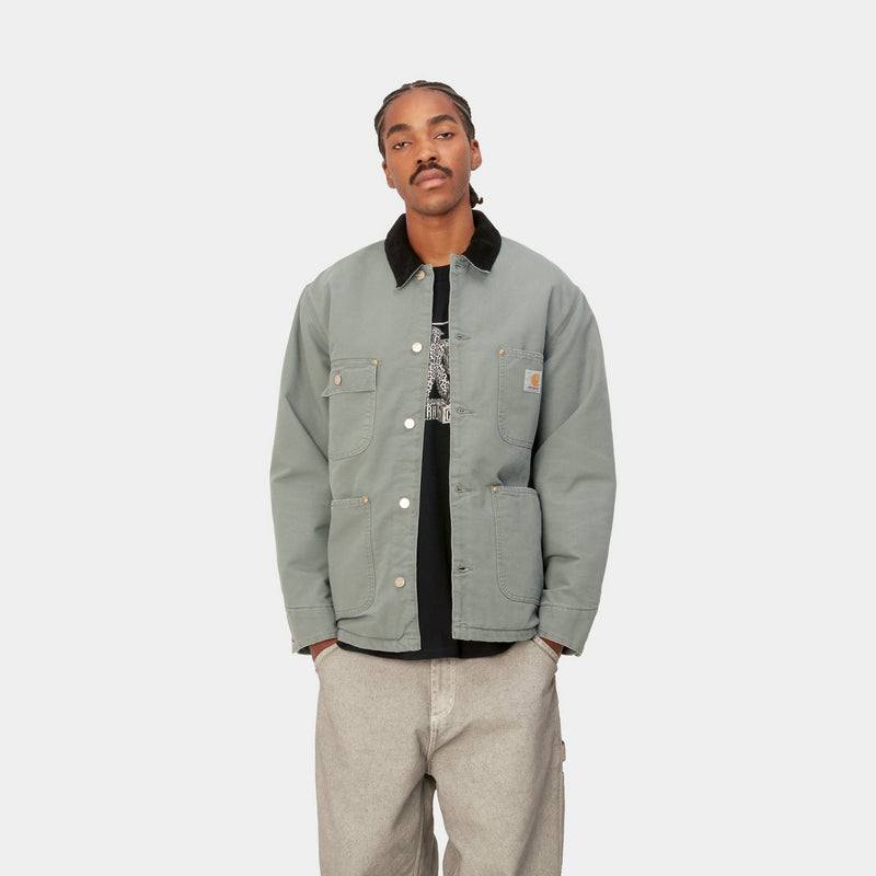 Carhartt WIP OG Chore Coat (Winter) | Smoke Green (aged canvas