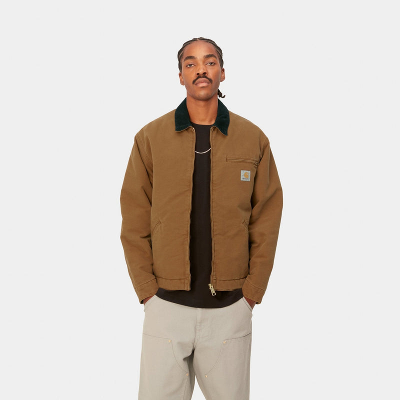 Carhartt WIP OG Detroit Jacket (Winter)  Deep Hamilton Brown (aged canvas)  – Page OG Detroit Jacket (Winter) – Carhartt WIP USA