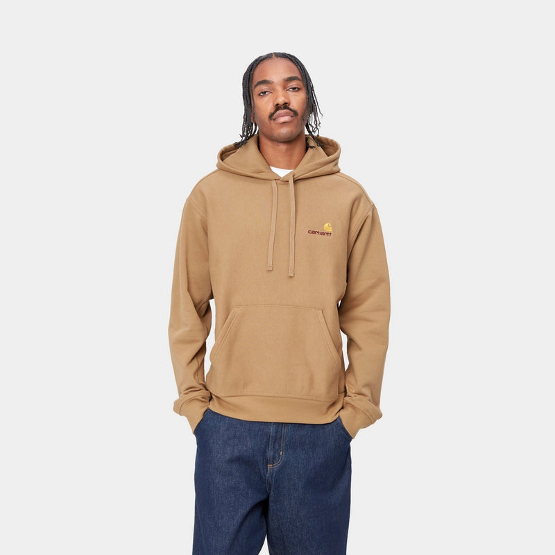 Carhartt WIP Hooded American Script Sweatshirt Peanut Page Hooded American Script Sweatshirt