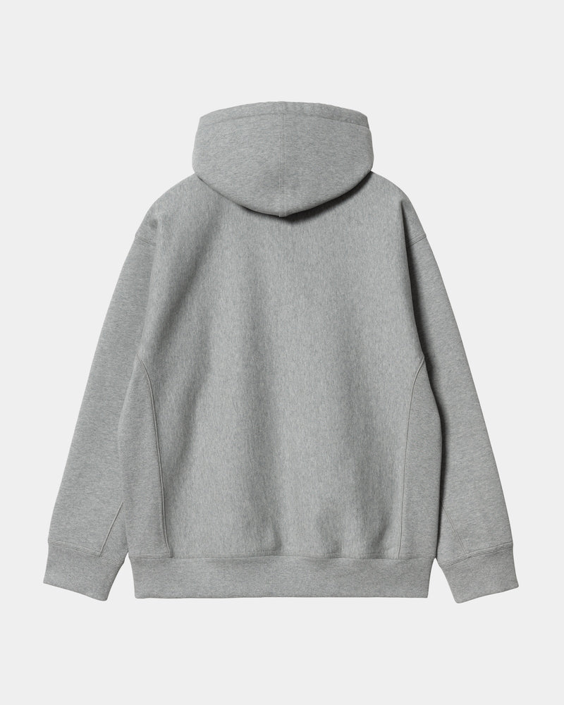 Sweatshirt Grey Script Carhartt – Page Sweatshirt USA Carhartt Script Hooded WIP American | Hooded – Heather WIP American