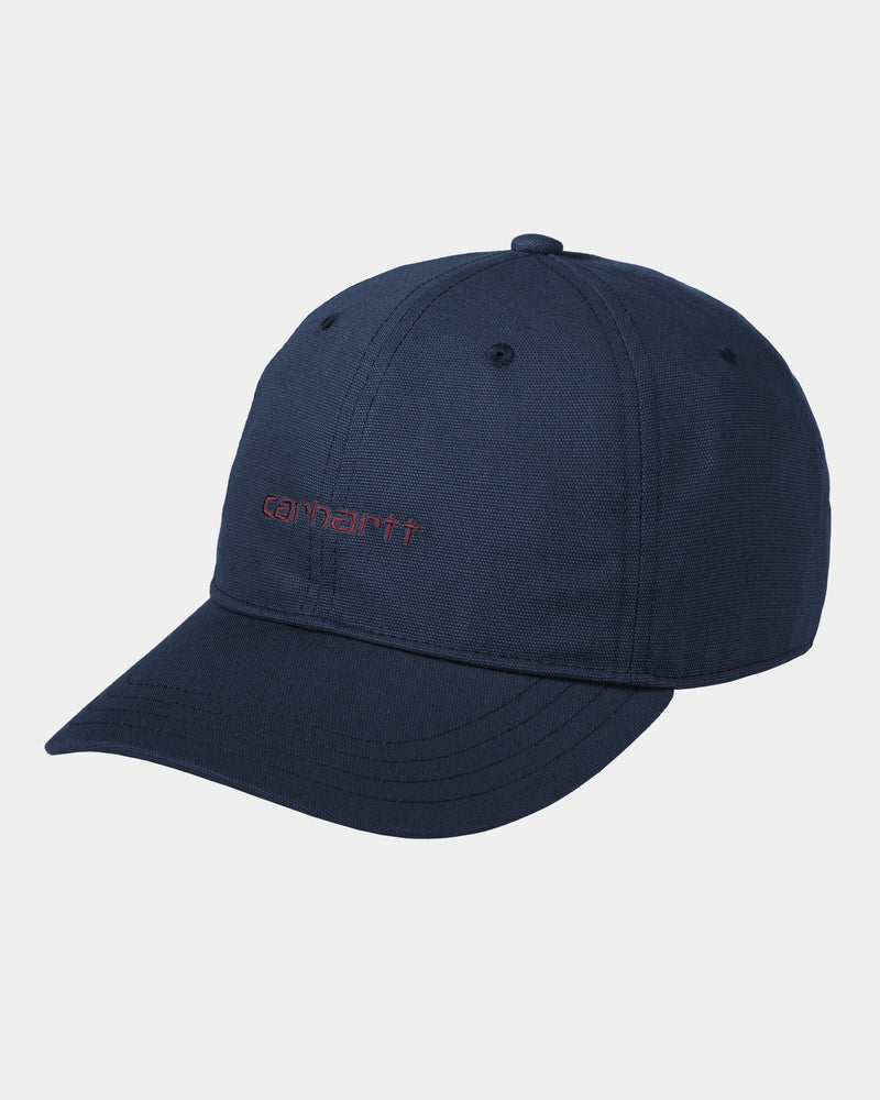 Canvas Script Cap Air Force Blue Malbec