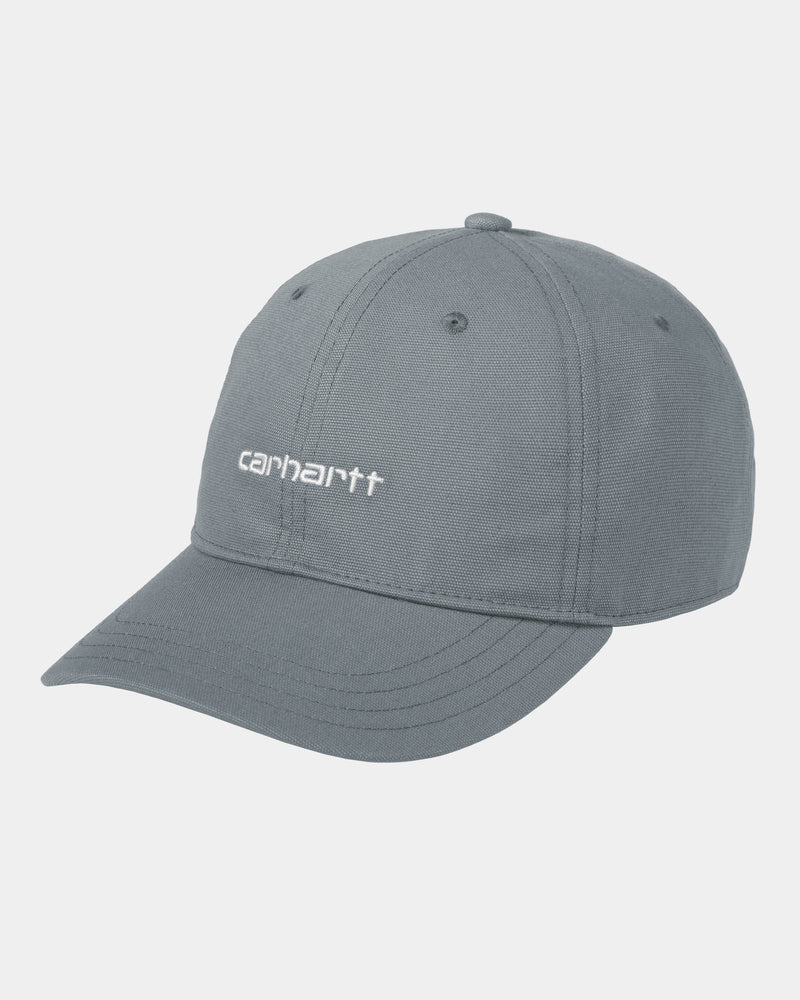 Canvas Script Cap Dove Grey Wax