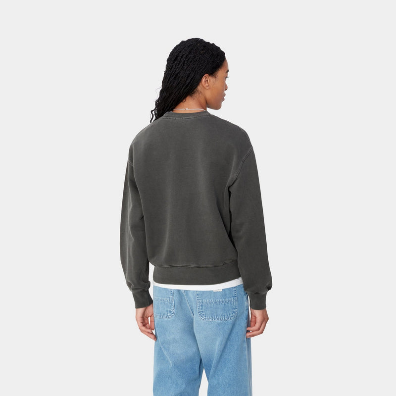 [CARHARTTWIP] NELSON SWEATSHIRT ★大人気★ Carhartt WIP Women's Nelson Sweatshirt | Graphite (garment