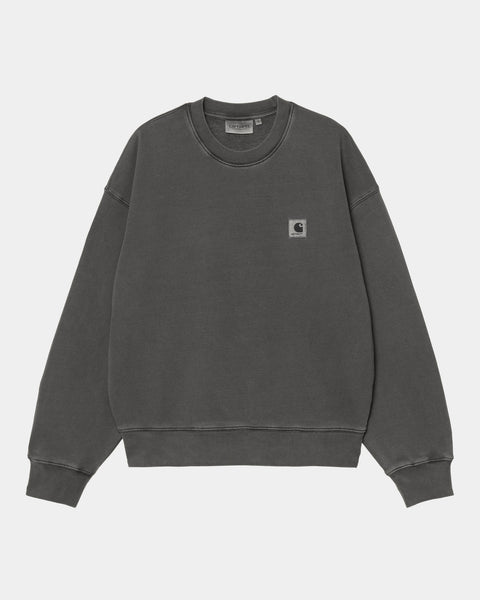 スウェット・トレーナー CARHARTT WIP Nelson Sweat cotton sweatshirt Verde Nelson cotton sweatshirt with logo patch CARHARTT WIP