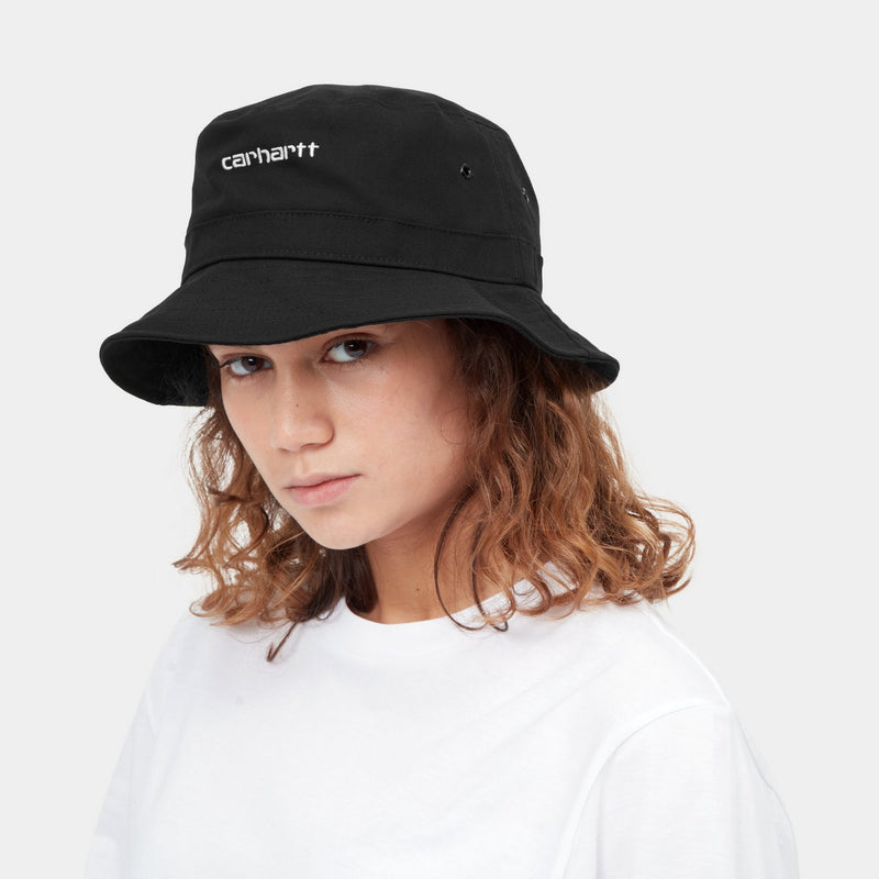 Carhartt WIP Script Bucket Hat 'Black/White