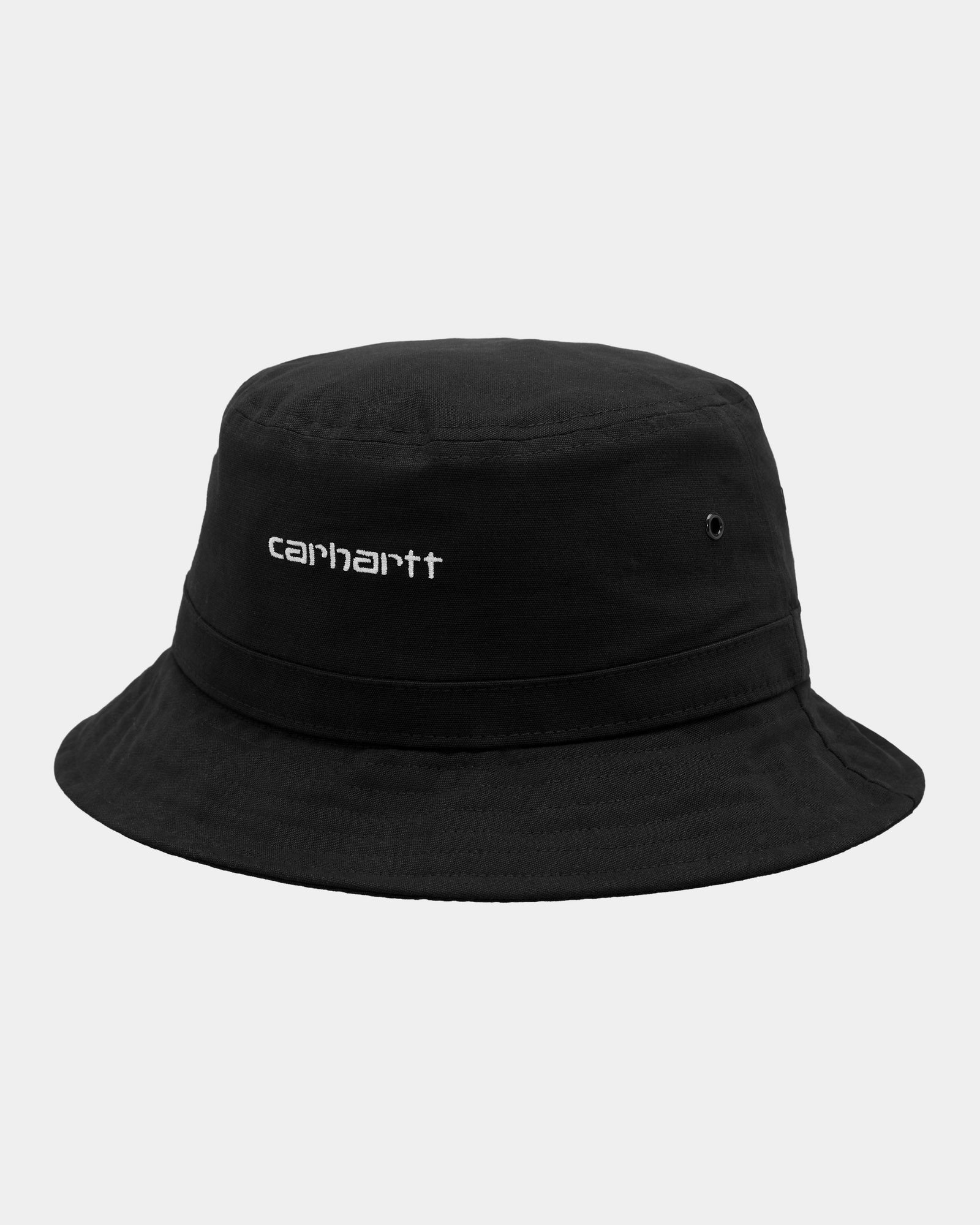 칼하트WIP Carhartt Script Bucket Hat,Black / White