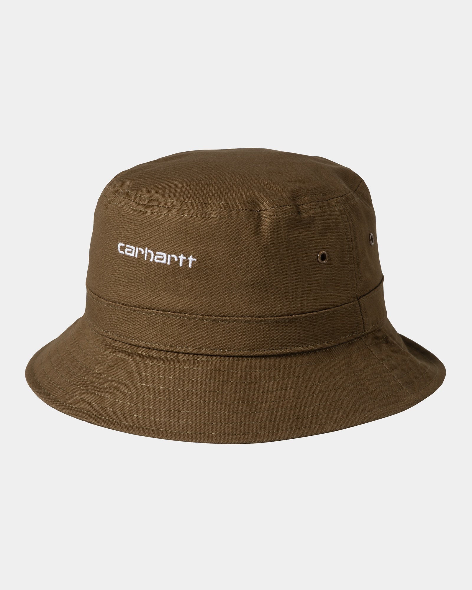 칼하트WIP Carhartt Script Bucket Hat,Lumber / White