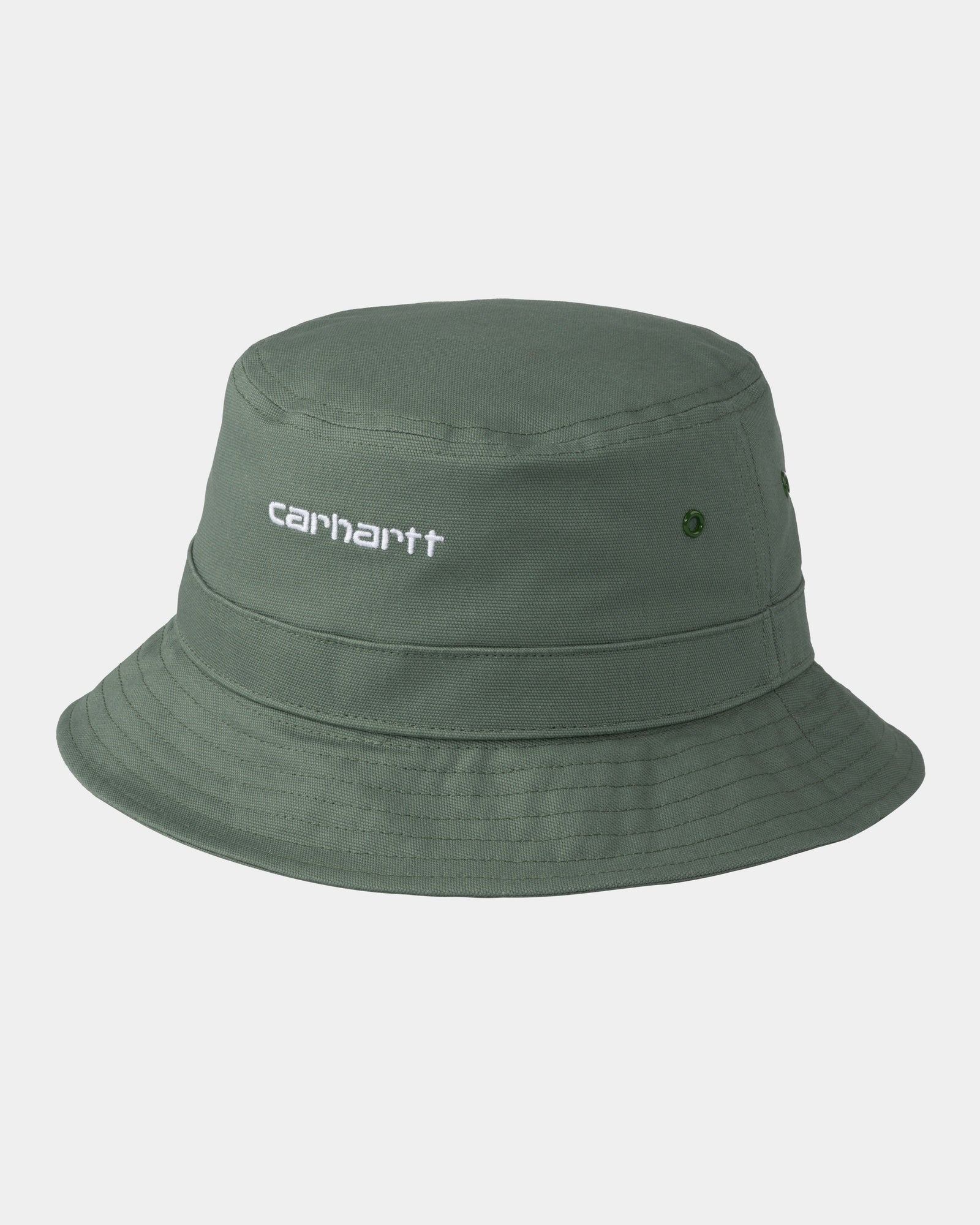 칼하트WIP Carhartt Script Bucket Hat,Park / White