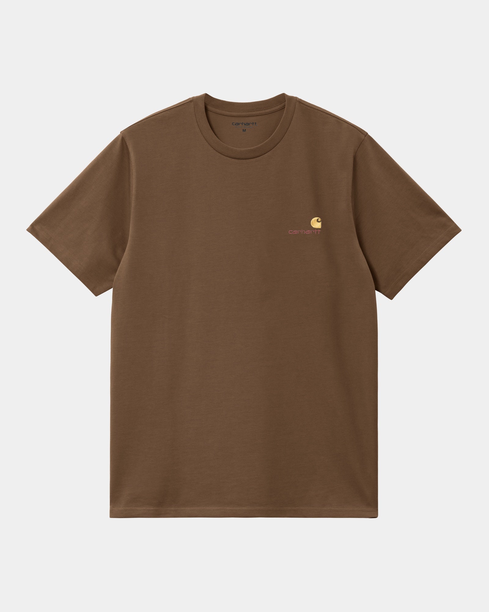 칼하트WIP Carhartt American Script T-Shirt,Lumber