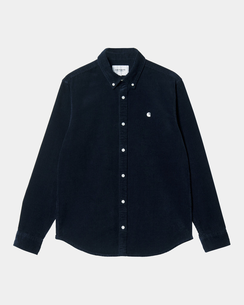 Carhartt WIP Madison Cord Shirt | Dark Navy – Page Madison Cord Shirt ...