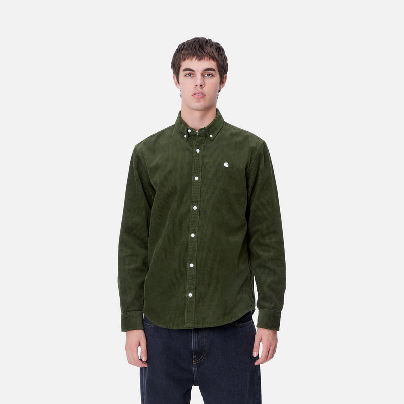 Carhartt WIP Madison Cord Shirt Tarragon Wax Page Madison Cord Shirt