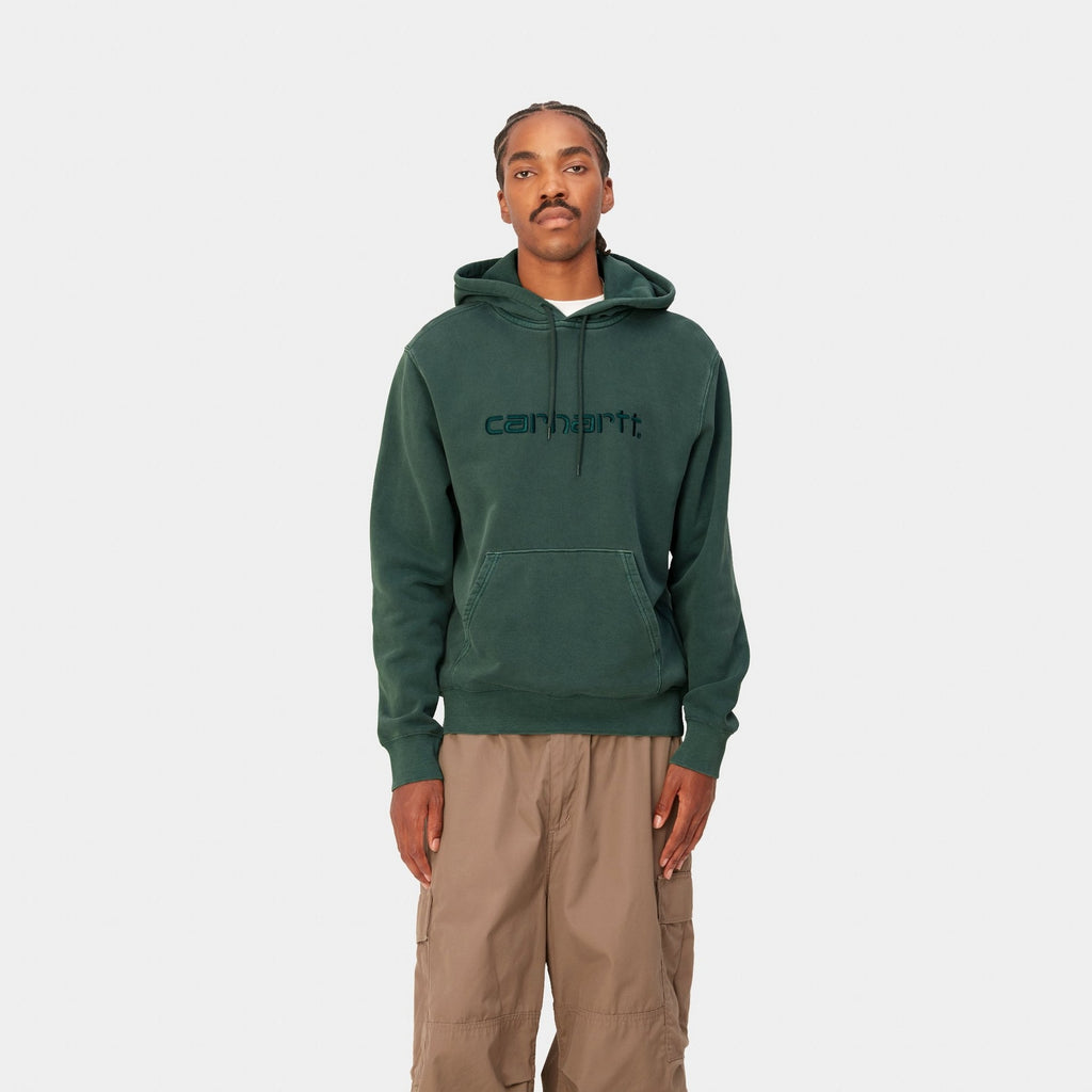 Carhartt WIP Hooded Duster Sweatshirt | Discovery Green (garment dyed ...