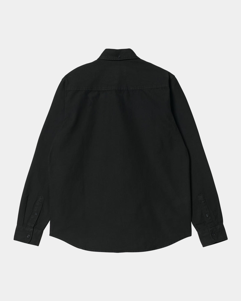 Carhartt WIP Bolton Shirt | Black (garment dyed) – Page Bolton Shirt ...