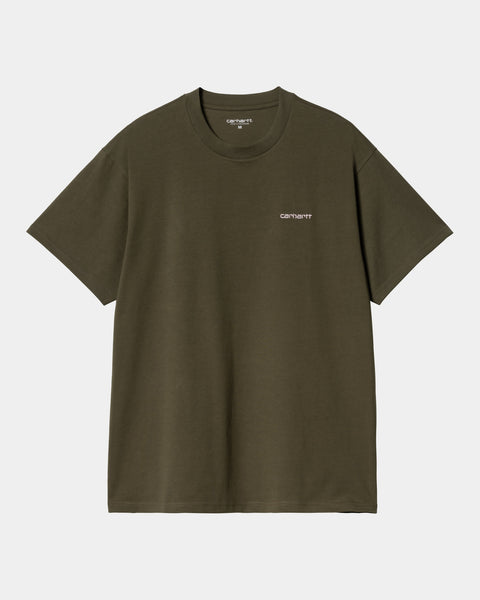 【paragraph】★21SS★ Heritage Embroidery Logo T-shirt Embroidered Logo Tee Lichen | The Webster