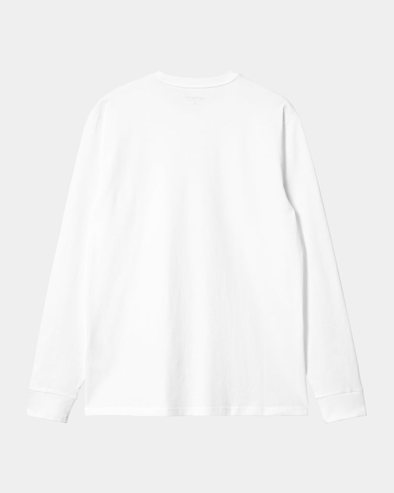 Carhartt WIP Long Sleeve Pocket T-Shirt | White – Page Long Sleeve