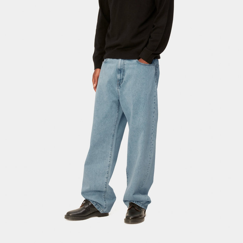 Carhartt Blue Denim Work Jeans Pants Men Size 40 x 30 Relaxed Fit