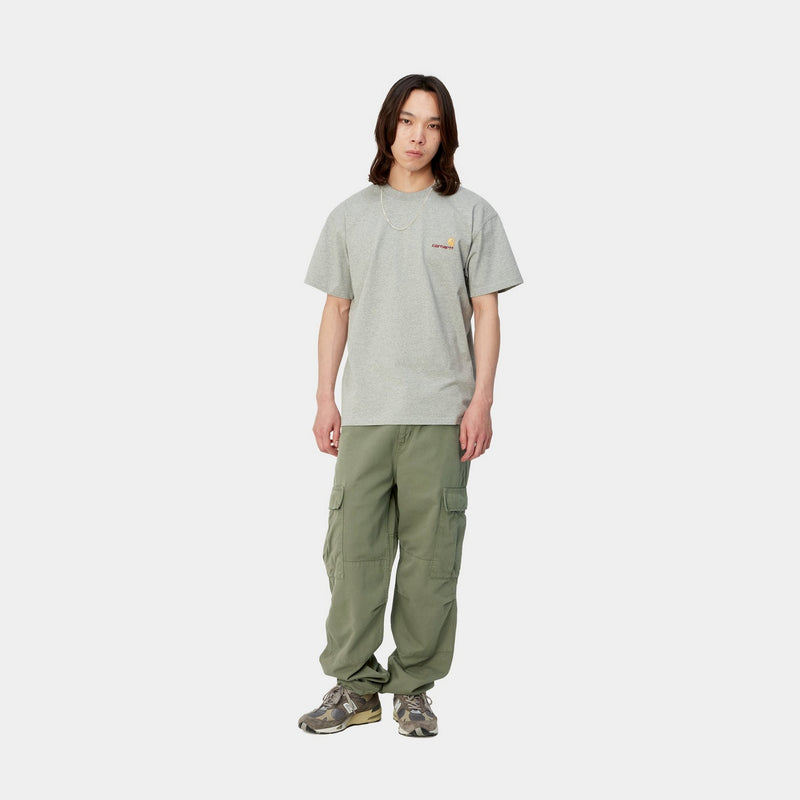 Shop Carhartt WIP Cole Cargo Pant Organic Moraga Pants (smoke green garment  dyed) online