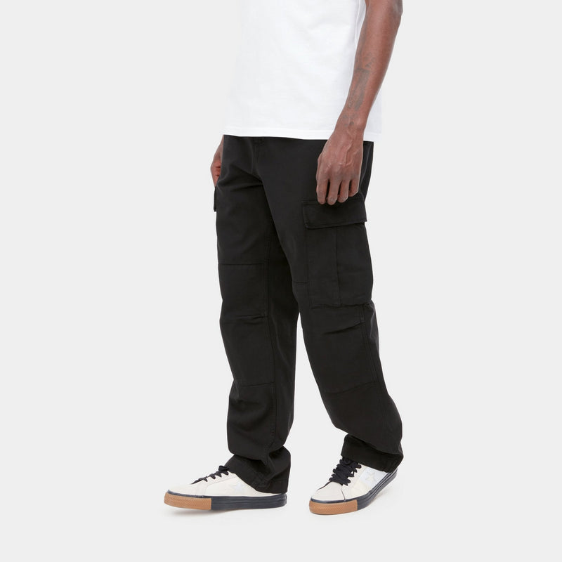 Regular Cargo Pant - Garment Twill | Black