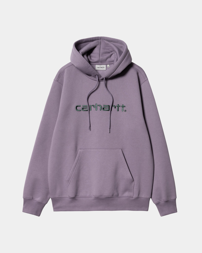 Carhartt WIP Hooded Carhartt Sweatshirt | Glassy Purple – Page Hooded ...