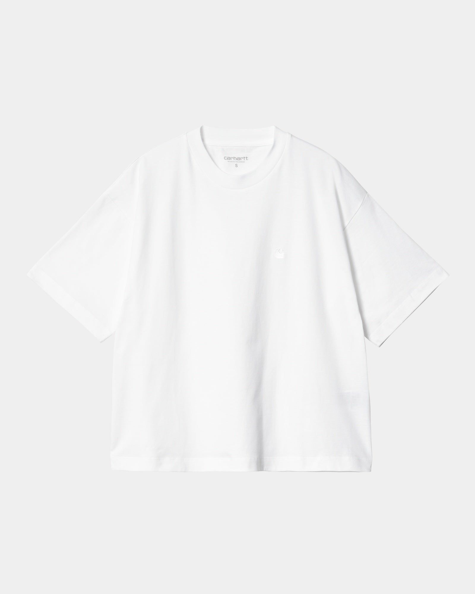 ★Carhartt★ C Logo Short Sleeve T-Shirt White I03476102XX Carhartt WIP Short Sleeve Catalogue C Logo T-Shirt - I034761