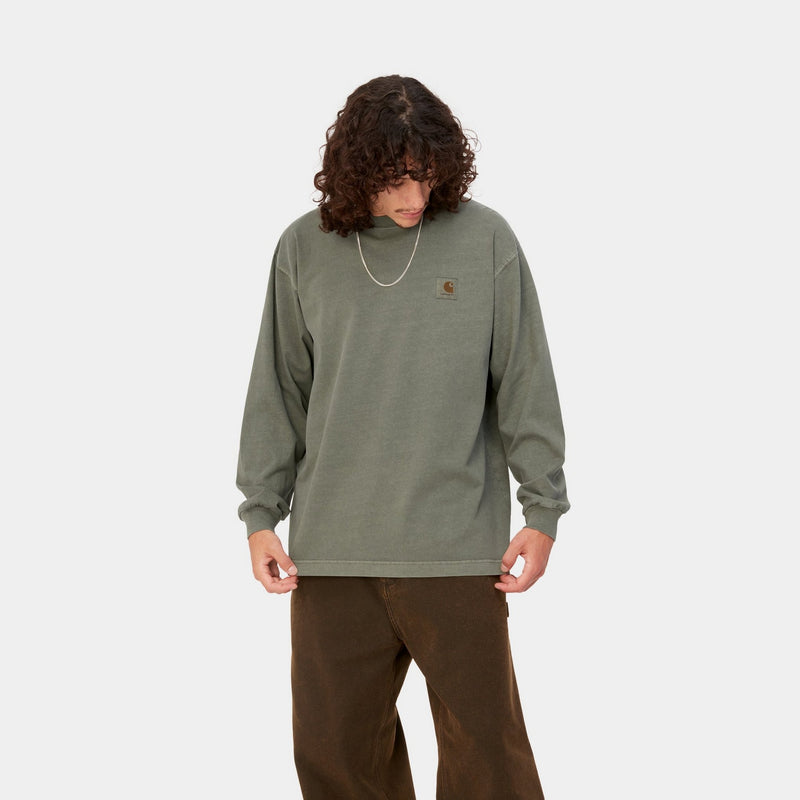 Carhartt WIP Vista Long Sleeve T-Shirt | Smoke Green – Page Vista