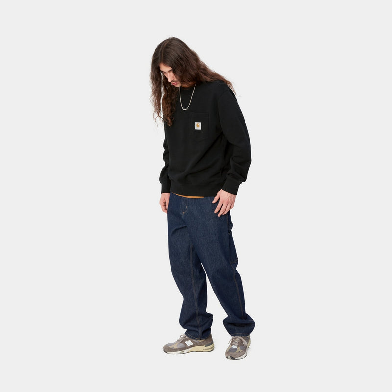 Carhartt WIP Pocket Sweatshirt | Black – Page Pocket Sweatshirt