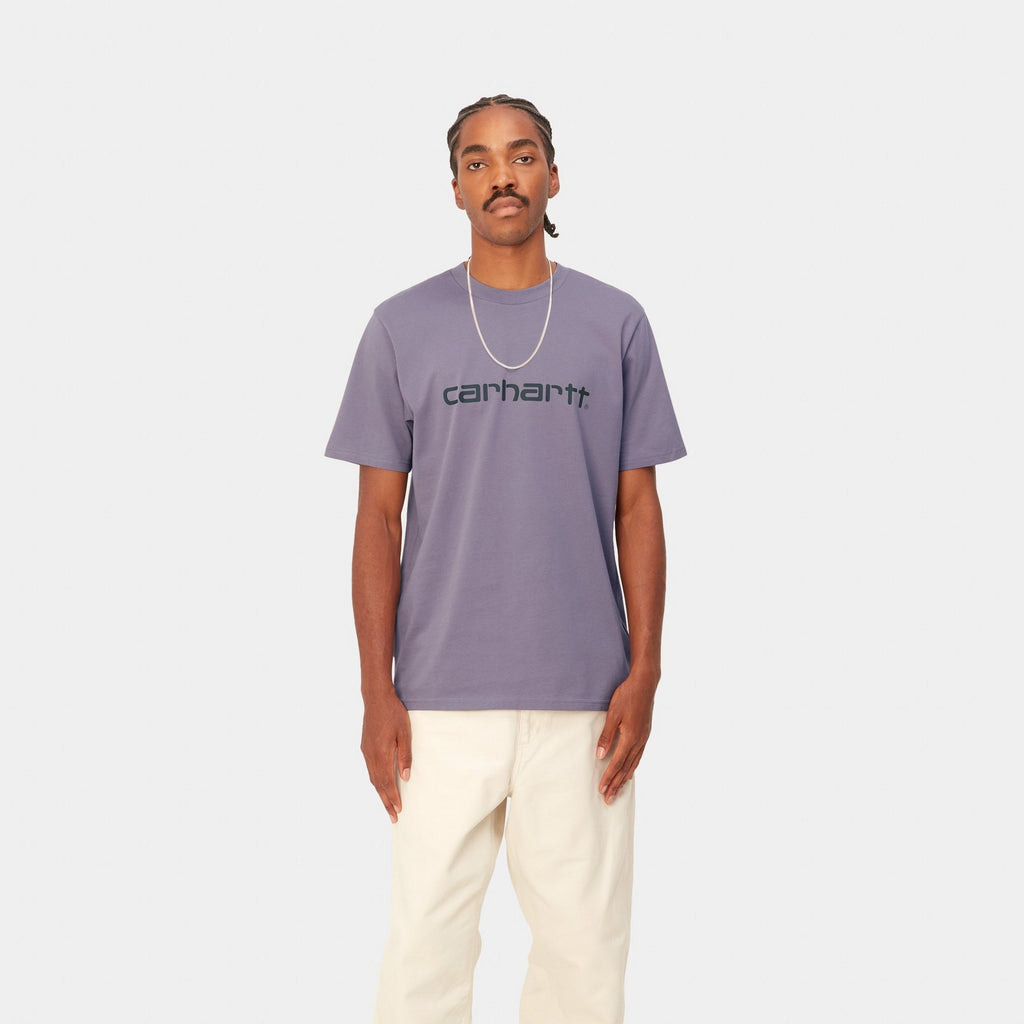 Carhartt WIP Script T-Shirt | Glassy Purple – Page Script T-Shirt ...