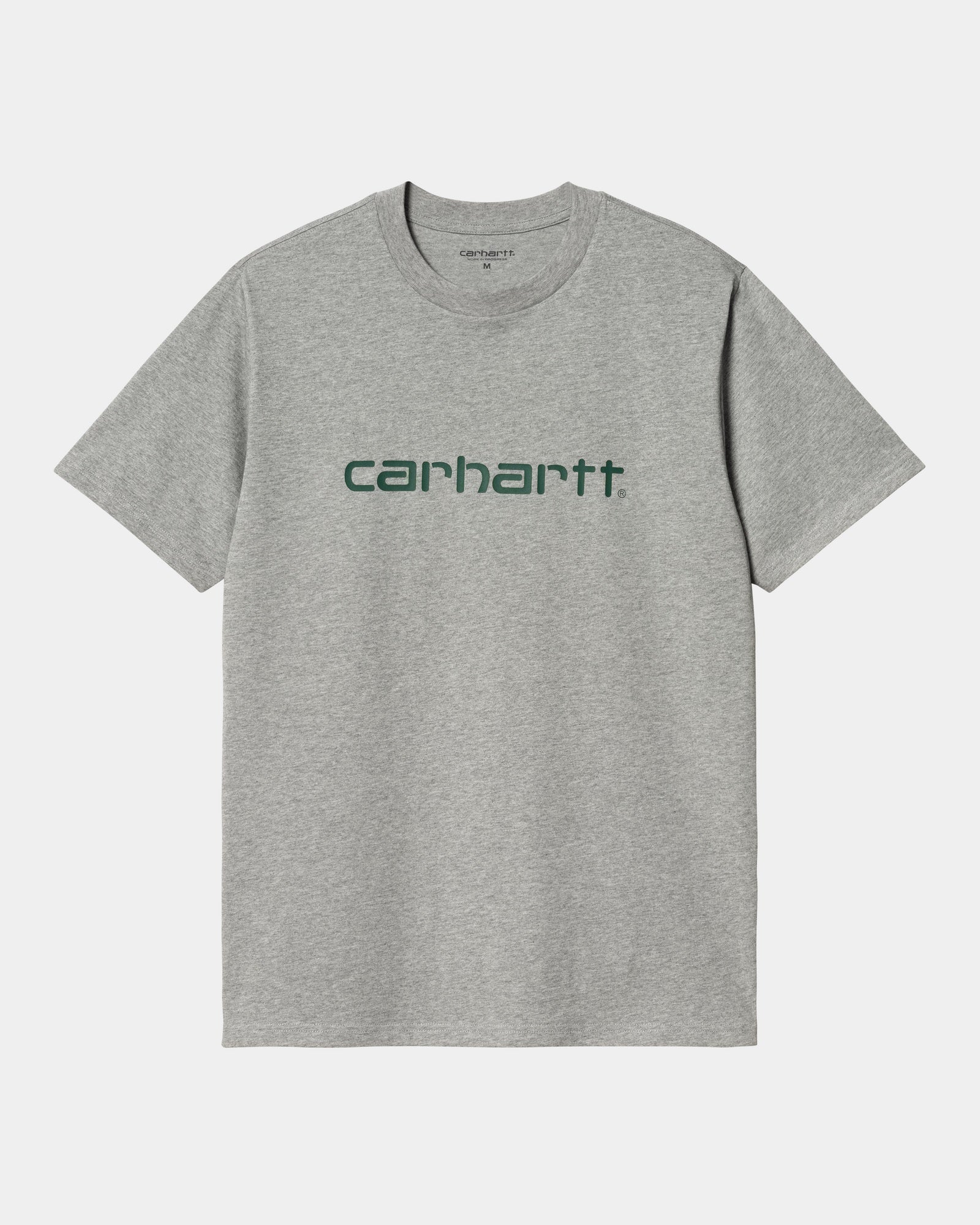 칼하트WIP Carhartt Script T-Shirt,Grey Heather / Chervil