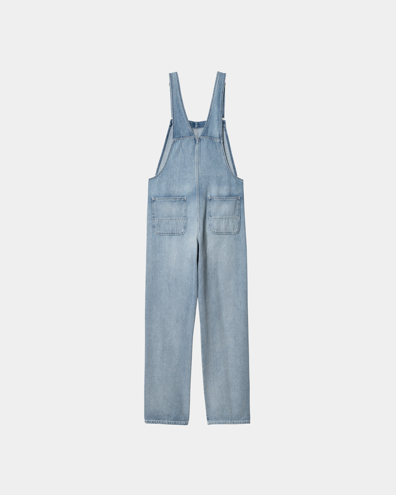 Carhartt WIP Women's Bib Overall Straight - Denim | Blue (light 