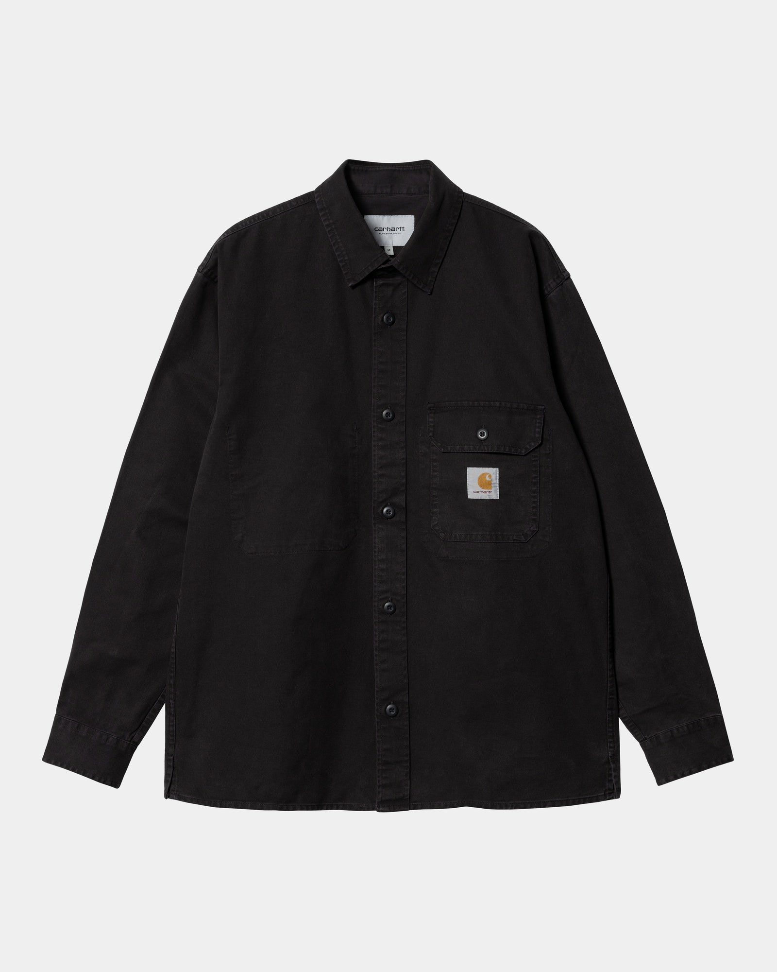 칼하트WIP Carhartt Reno Shirt Jacket,Black garment dyed