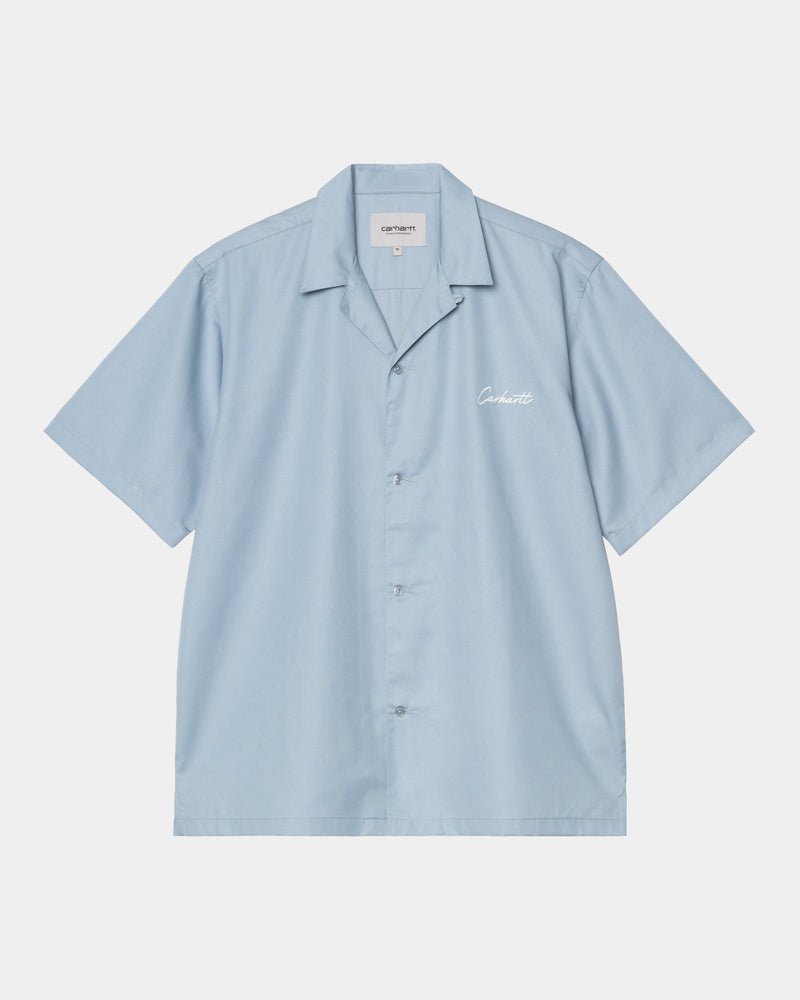 Delray Shirt | Frosted Blue / White