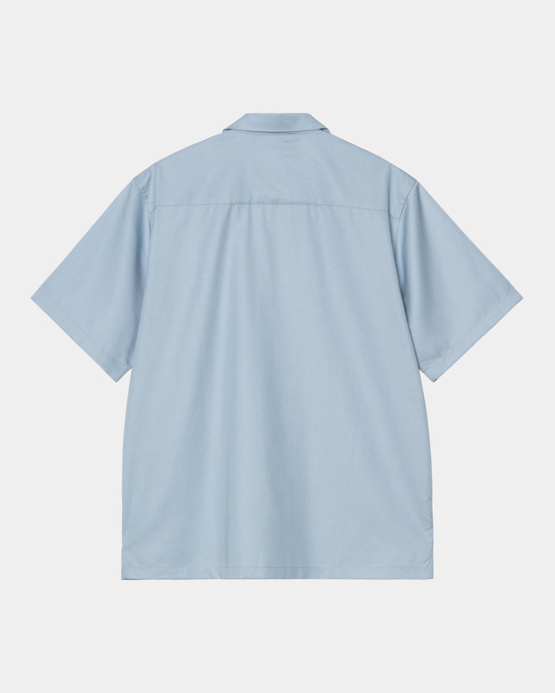 Delray Shirt | Frosted Blue / White
