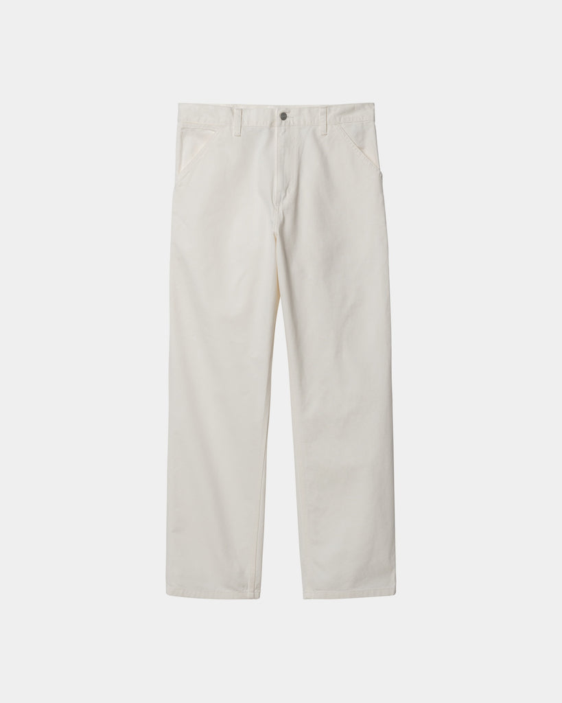Carhartt WIP Single Knee Pant - Drill | Off-White (rinsed) – Page ...