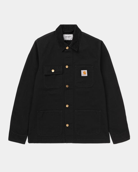 Carhartt WIP Michigan Chore Coat Spring Black rinsed Page Michigan Chore Coat Spring