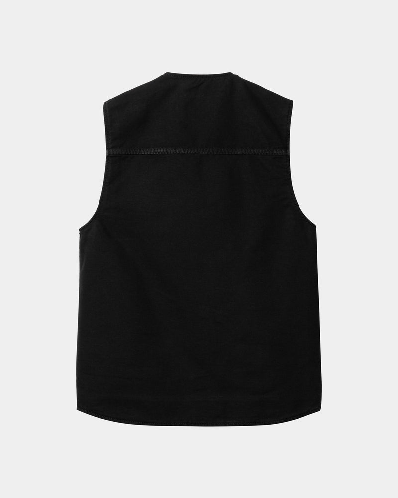 Carhartt WIP Arbor Vest | Black (aged canvas) – Page Arbor Vest