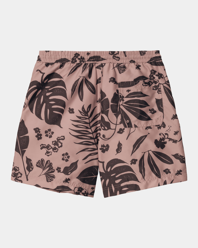 Carhartt WIP Slater Swim Trunks - Woodblock Print | Glassy Pink – Page ...