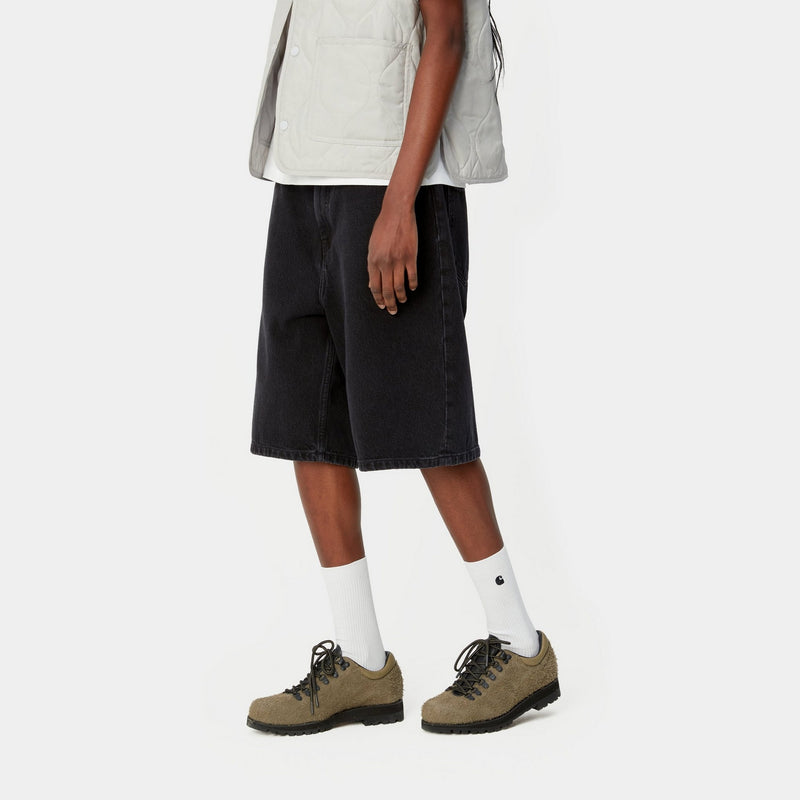 Carhartt WIP Women's Brandon Short | Black (stone washed
