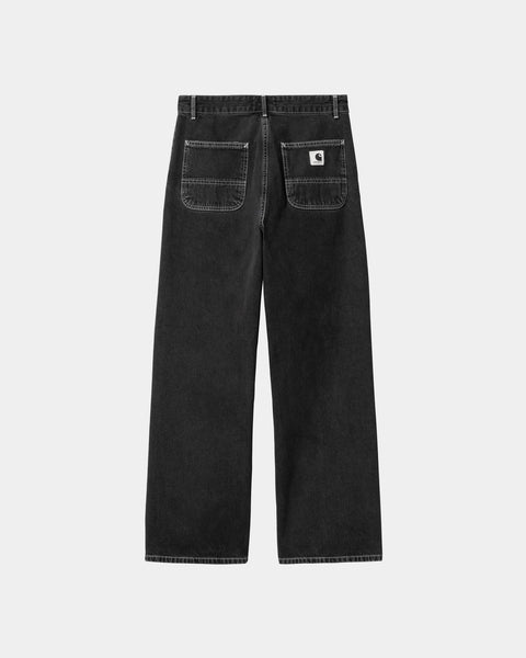 Carhartt WIP Women's Simple Pant | Black (stone washed