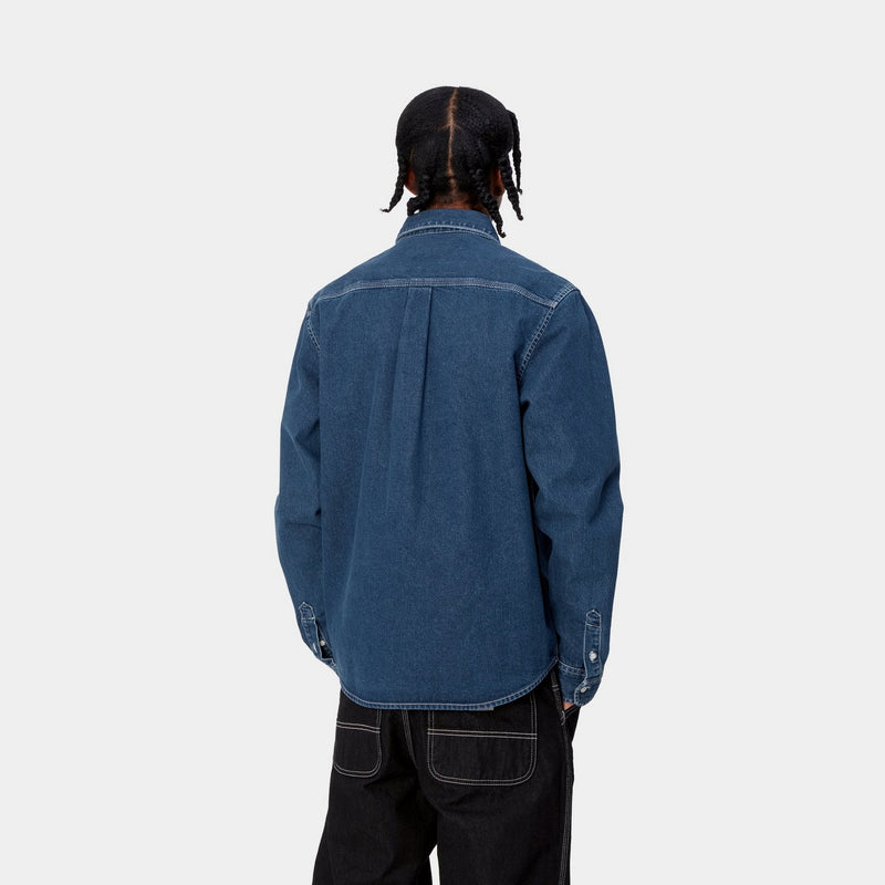 Carhartt WIP Weldon Shirt | Blue (stone washed) – Page Weldon