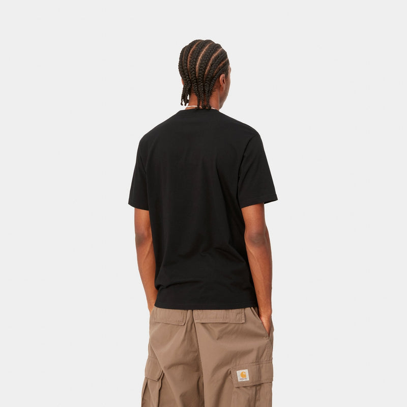 Carhartt WIP Mens Short Sleeve Graphic Juice T Shirt Black