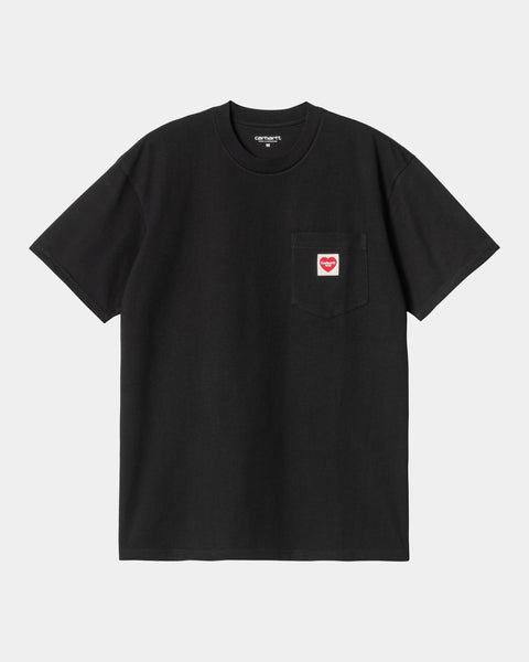 Palace Carhartt WIP Heart T-Shirt Black Men's - FW24 - US