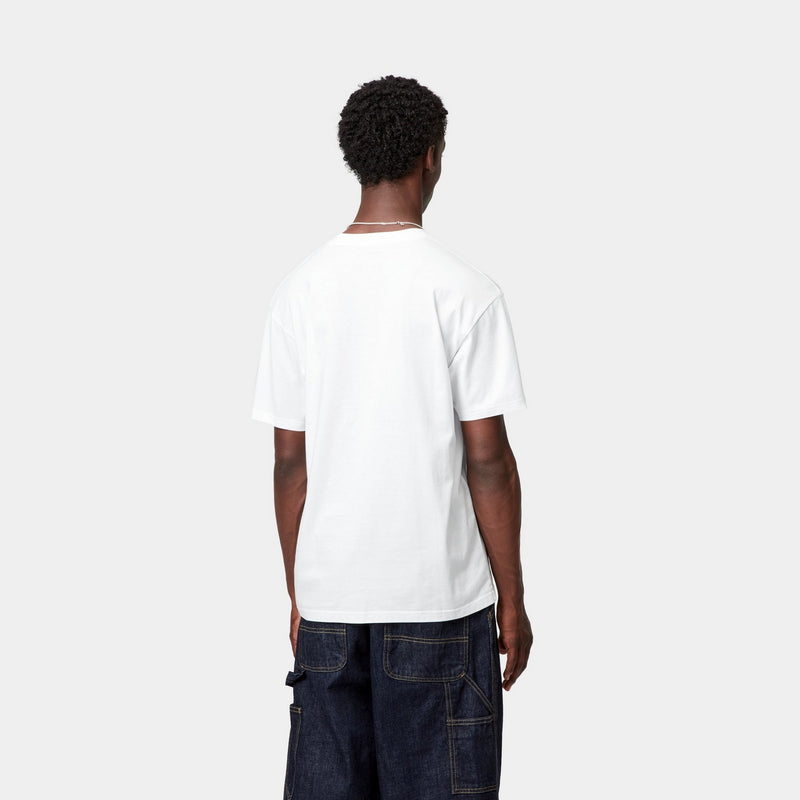 ★ドイツ発*carhartt WIP*新作*Pocket Heart Tシャツ/R-WHITE★ Carhartt WIP Pocket Heart T-Shirt in Off-White | SVD USA