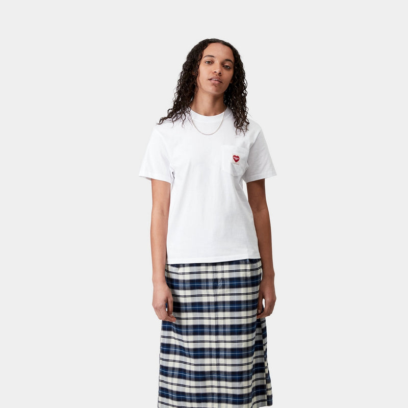 【Carhartt】 ★ W S/S POCKET HEART T-SHIRT ★ 4 COLORS Carhartt WIP Pocket Heart T-Shirt | Blue – Page Pocket Heart
