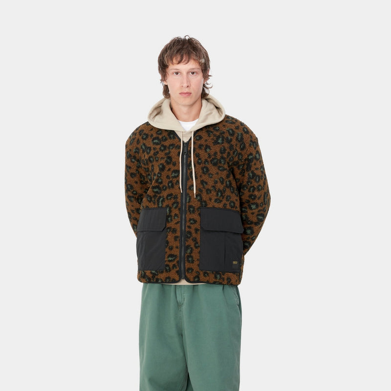 Carhartt WIP Devin Liner | Tamarind / Black Camo Leopard Jacquard – Page Devin  Liner