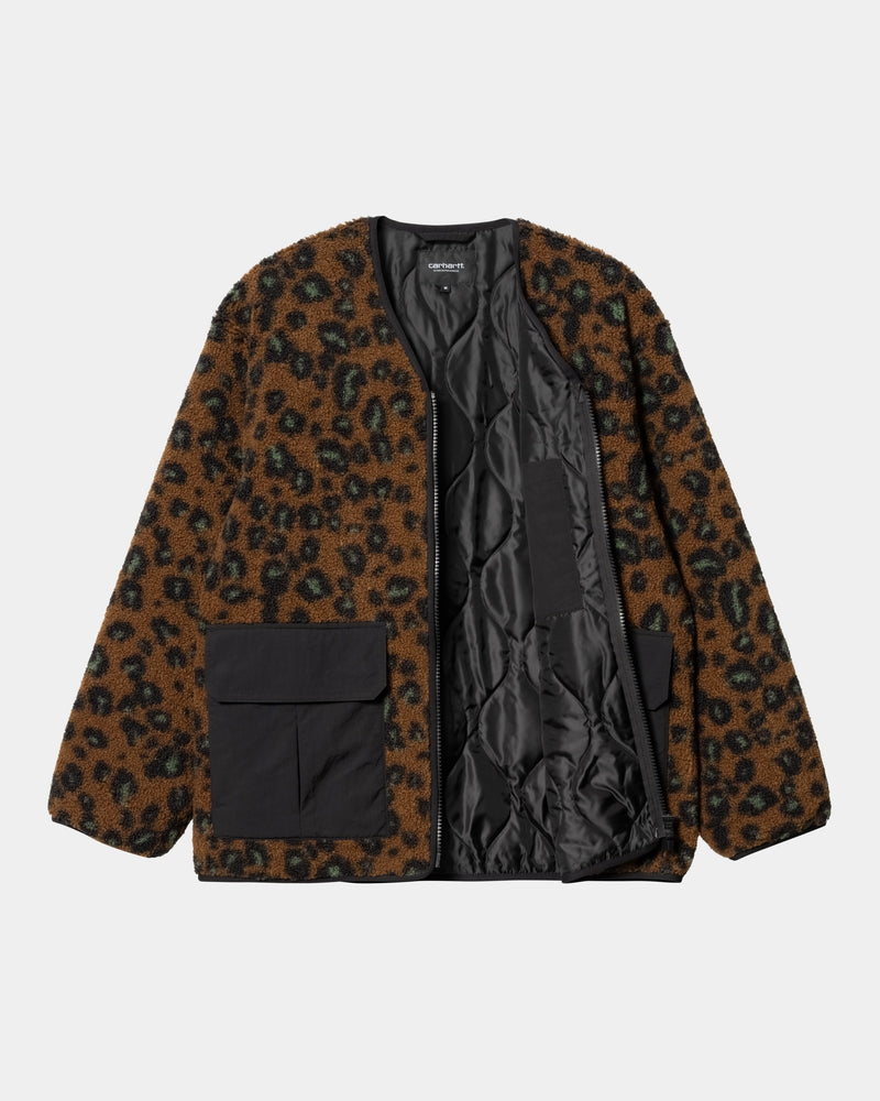 Carhartt WIP Devin Liner | Tamarind / Black Camo Leopard Jacquard – Page Devin  Liner